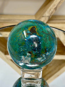Chrysocolla Sphere (CHR 29)