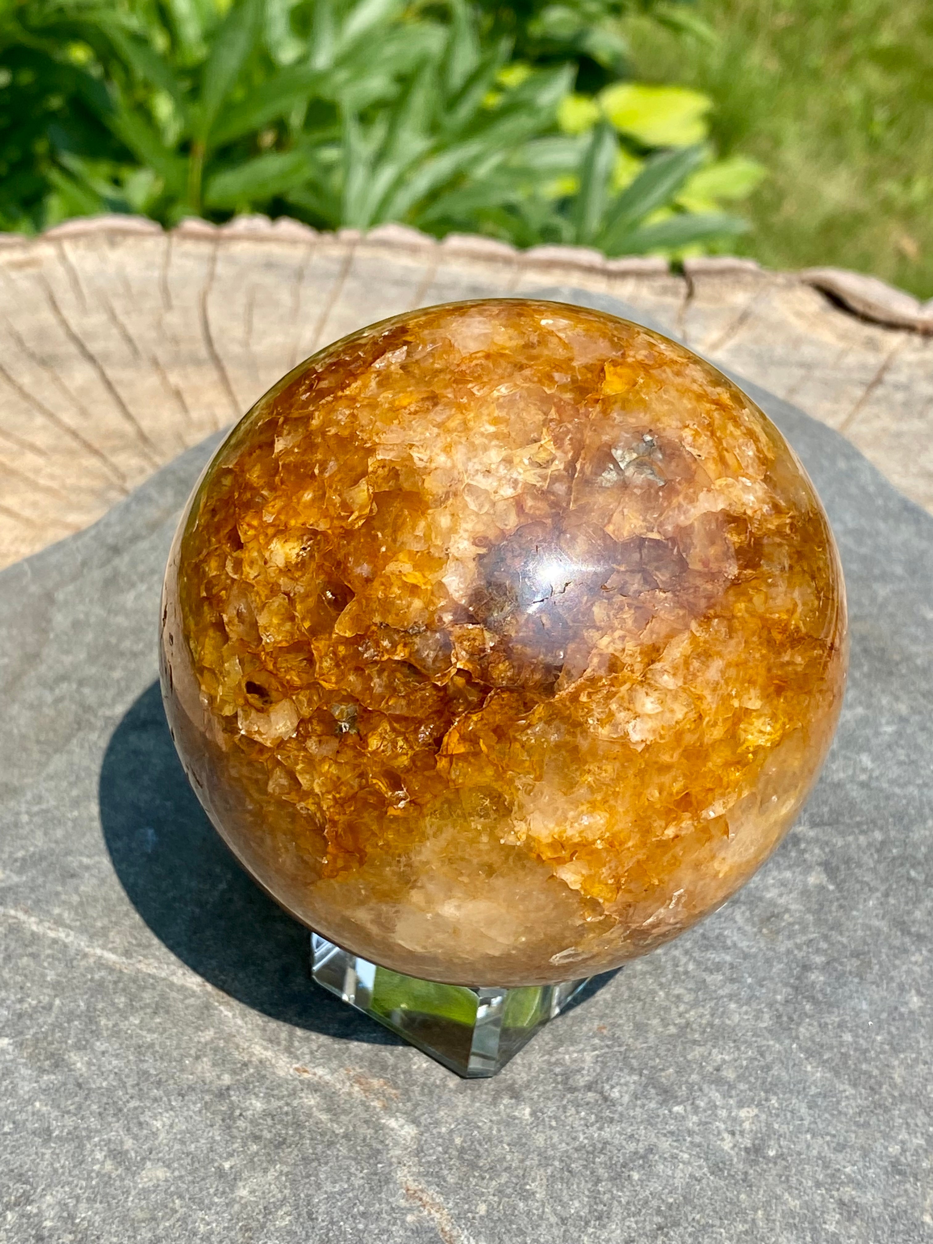Golden Healer Quartz Sphere (GHQ 29)