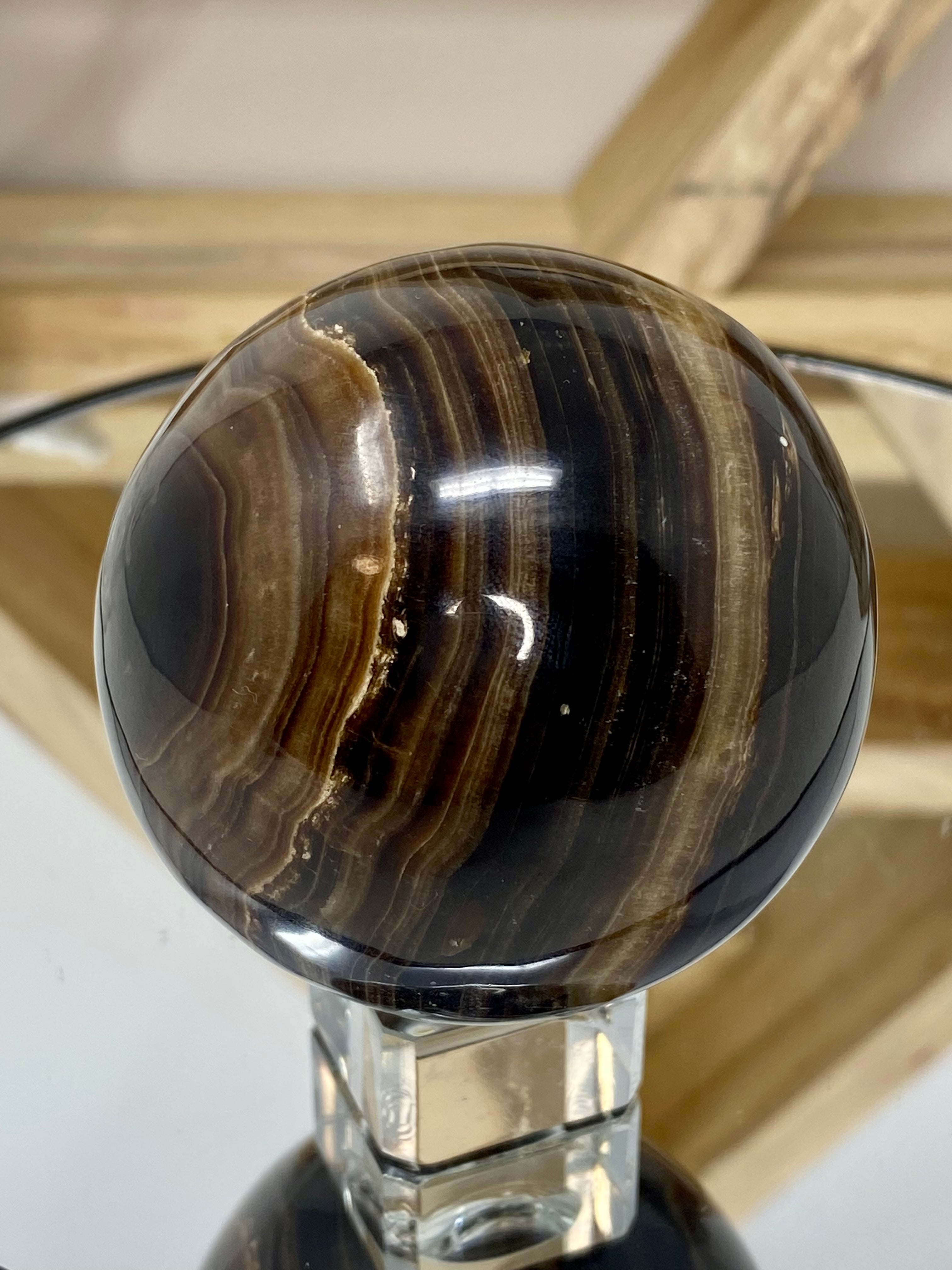 Chocolate Calcite Sphere (CHOC 5)