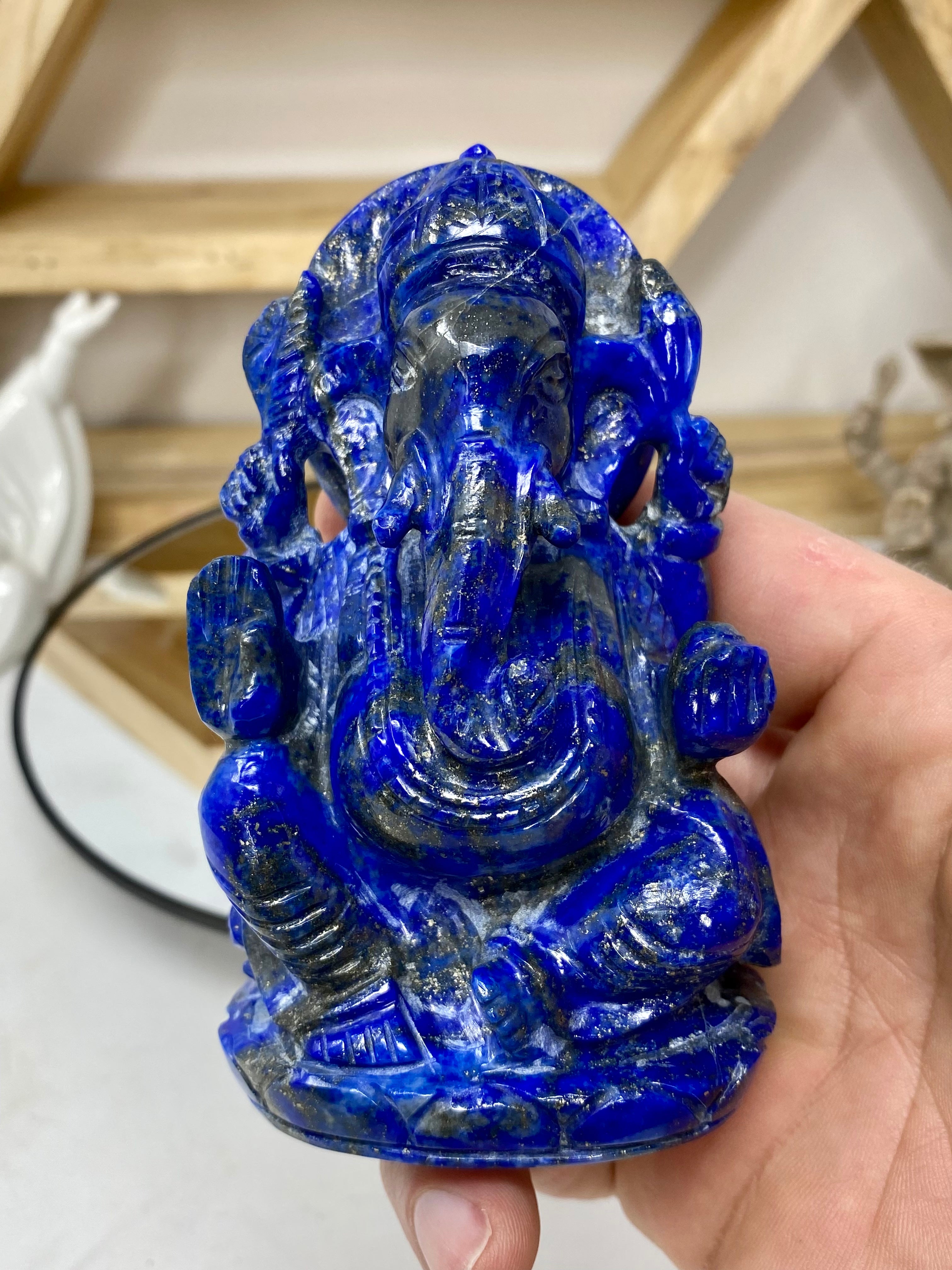 Lapis Lazuli Ganesha (GANES 14)