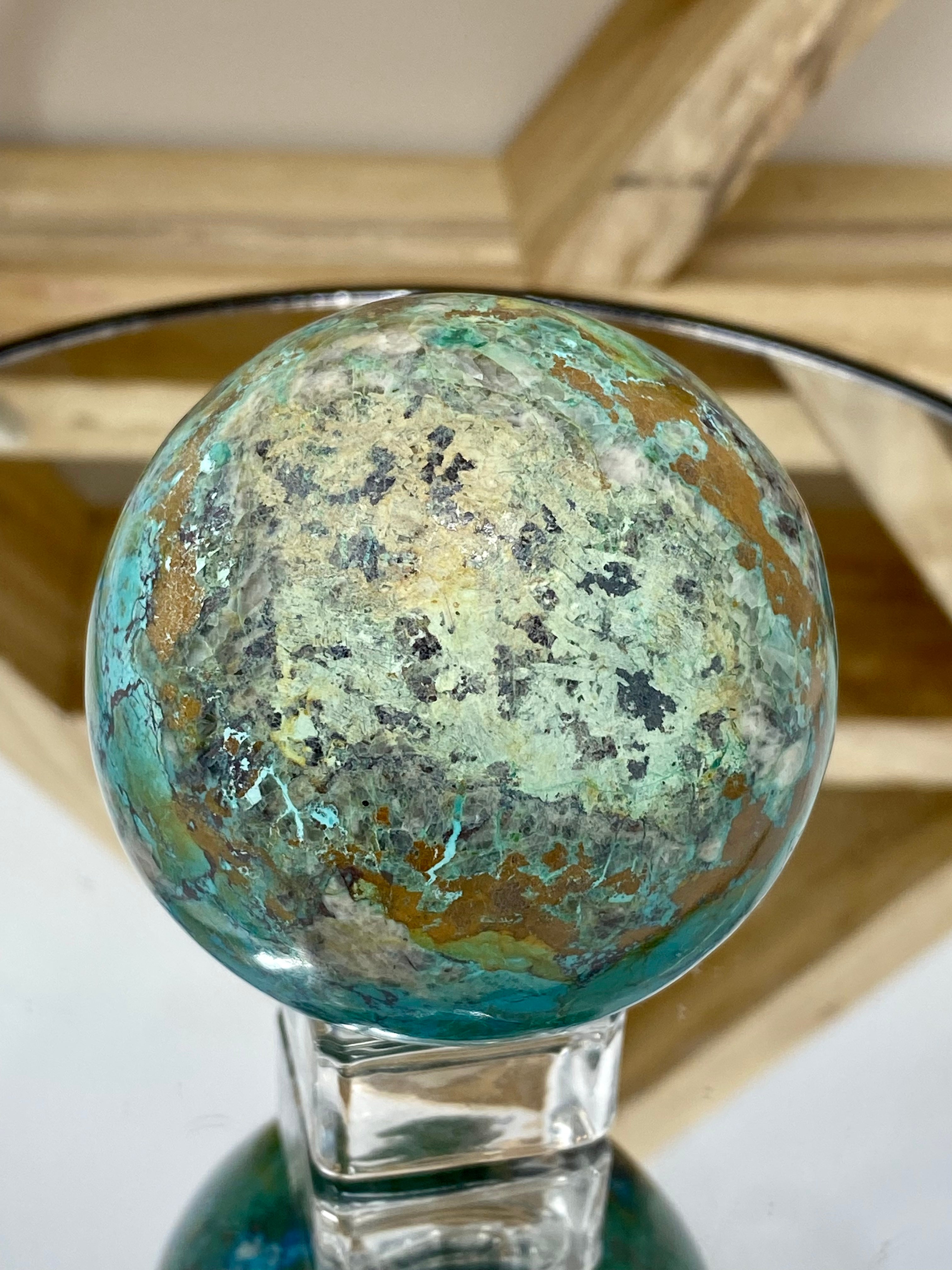 Chrysocolla Sphere (CHR 29)
