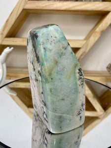 Rhodonite Freeform w/ Emerald (RDWE 3)