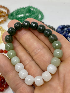 Multi-colored Jade Bracelet