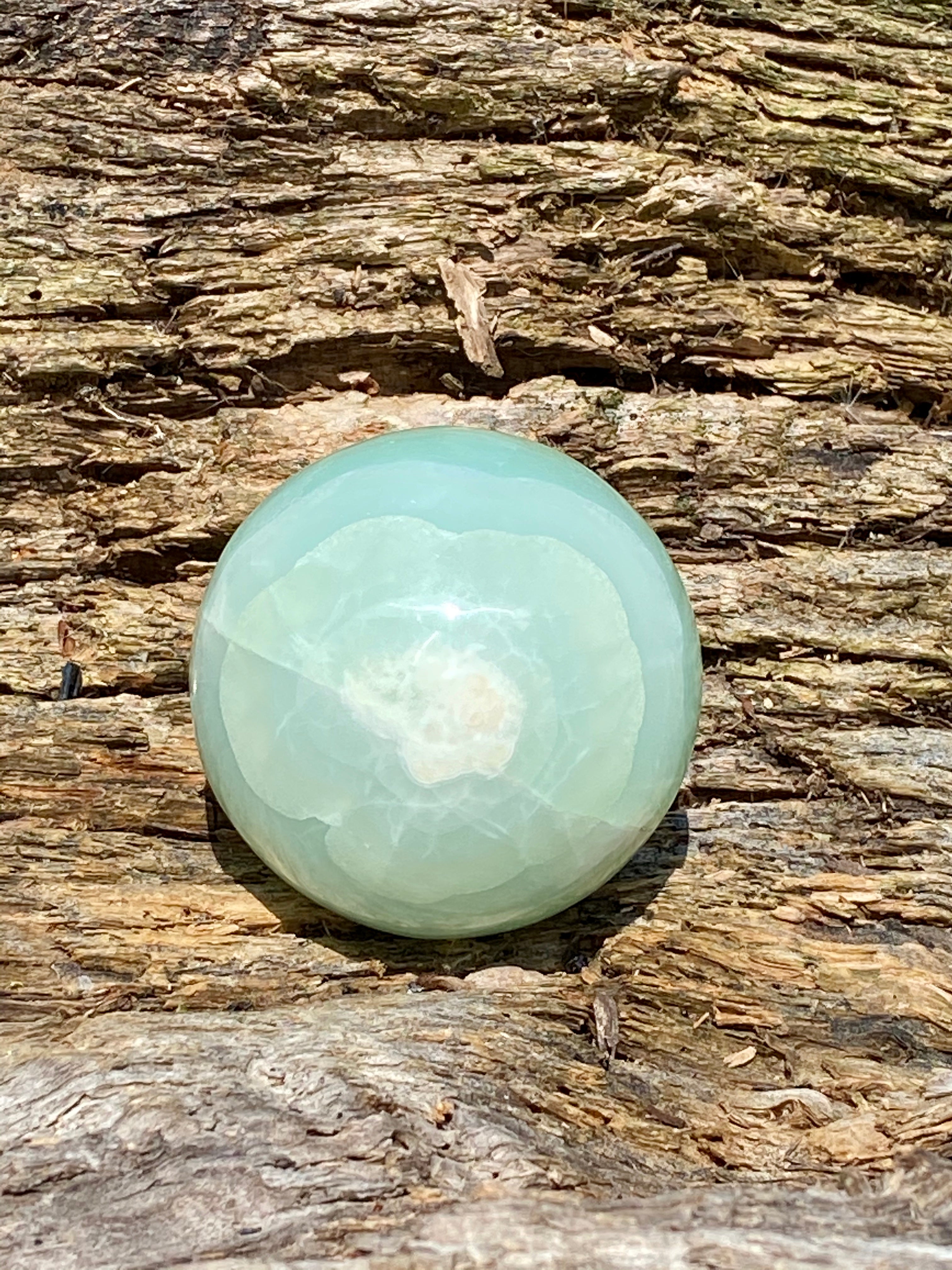 Pistachio Calcite Sphere