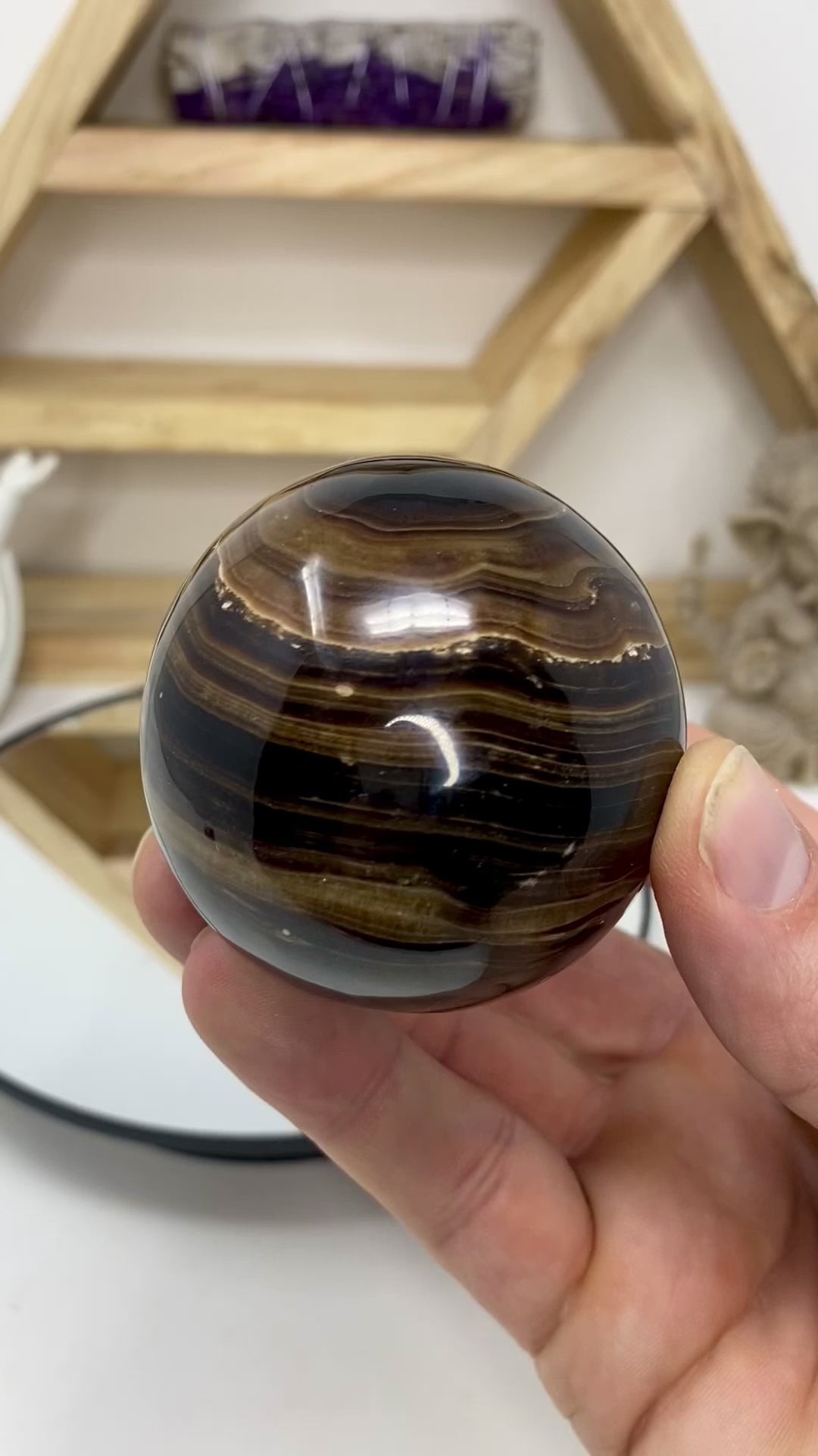 Chocolate Calcite Sphere (CHOC 5)